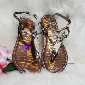 Sam Edelman Gigi T- Strap flat sandals